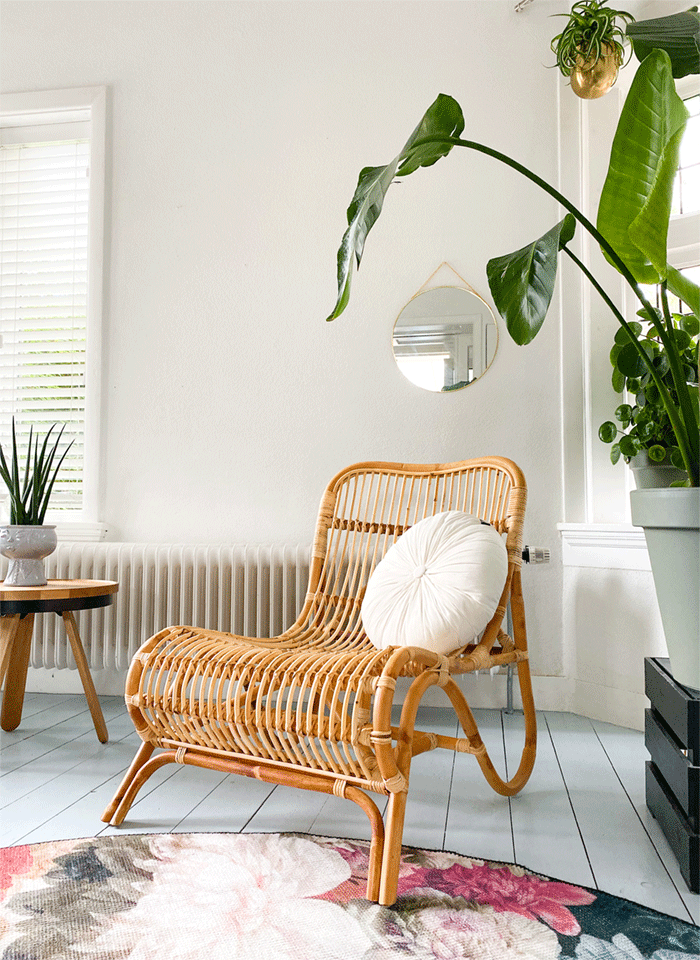 Rotan Loungestoel Tim - Naturel