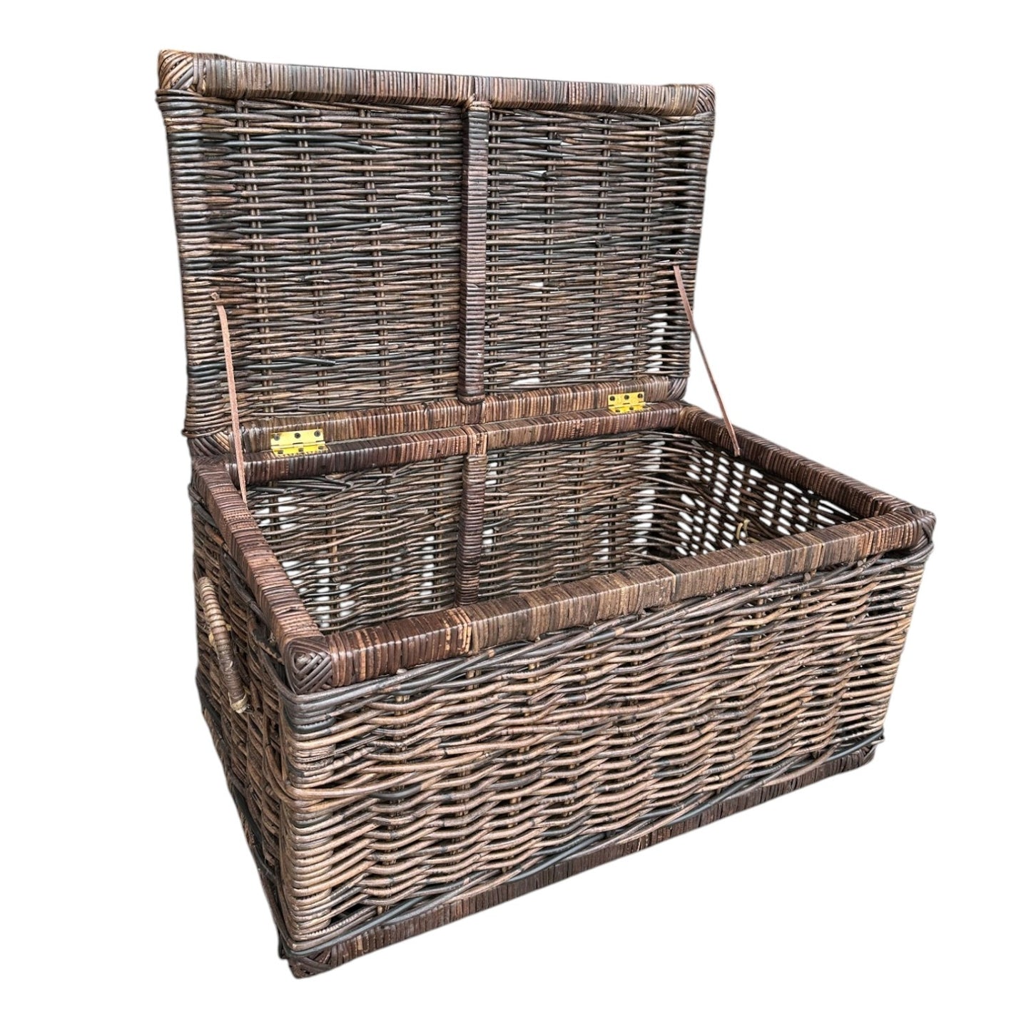 Rotan Mand Quinten - Bruin - Met Deksel