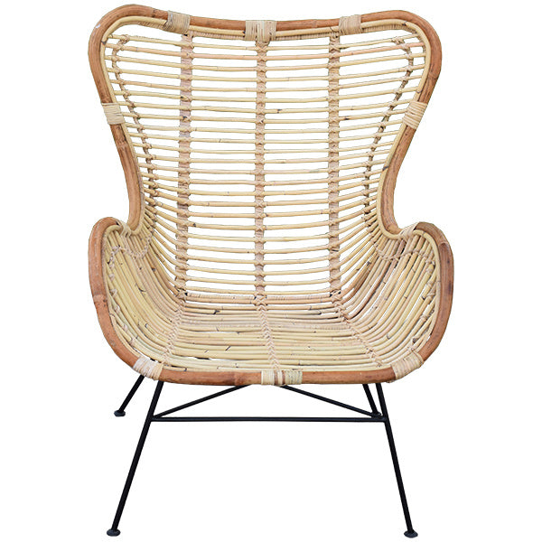 Rotan Vlinderstoel Beppe - Naturel