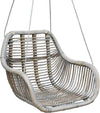 Hangstoel Mieke - Greywash - Rotan