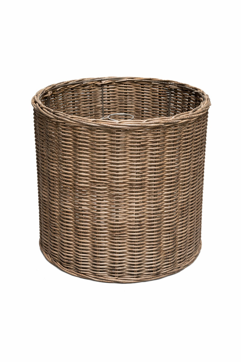 Ronde Rieten Lampenkap Pien - Ø32xH30 cm