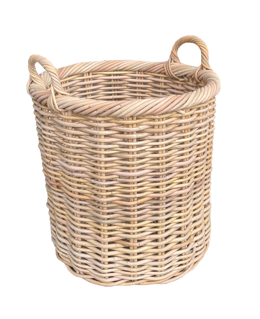 Ronde Mand Werner - Rotan Plantenmand - Naturel