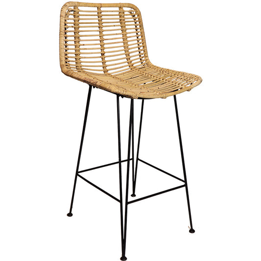 Rotan Barstoel Cas - Naturel - Barkruk