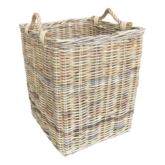 Rotan Mand Juul - Naturel - Met Jute Handvat
