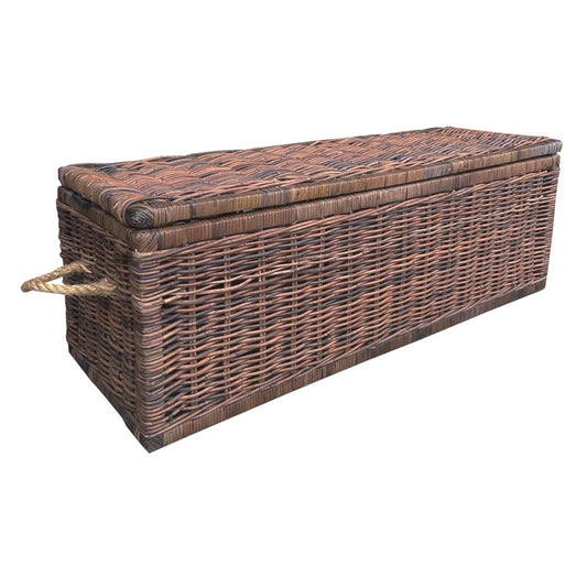 Rotan Mand XXL - 130x47xH45 cm - Antiq Light