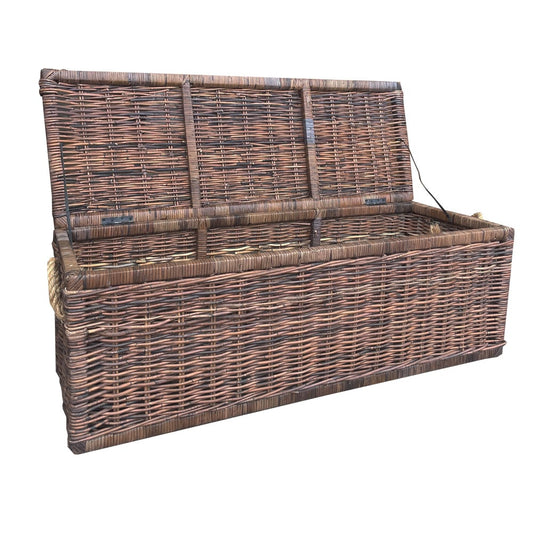 Rotan Mand XXL - 130x47xH45 cm - Antiq Light