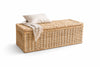 Rotan Mand XXL - 130x47xH45 cm - Naturel - Opbergkist met Deksel