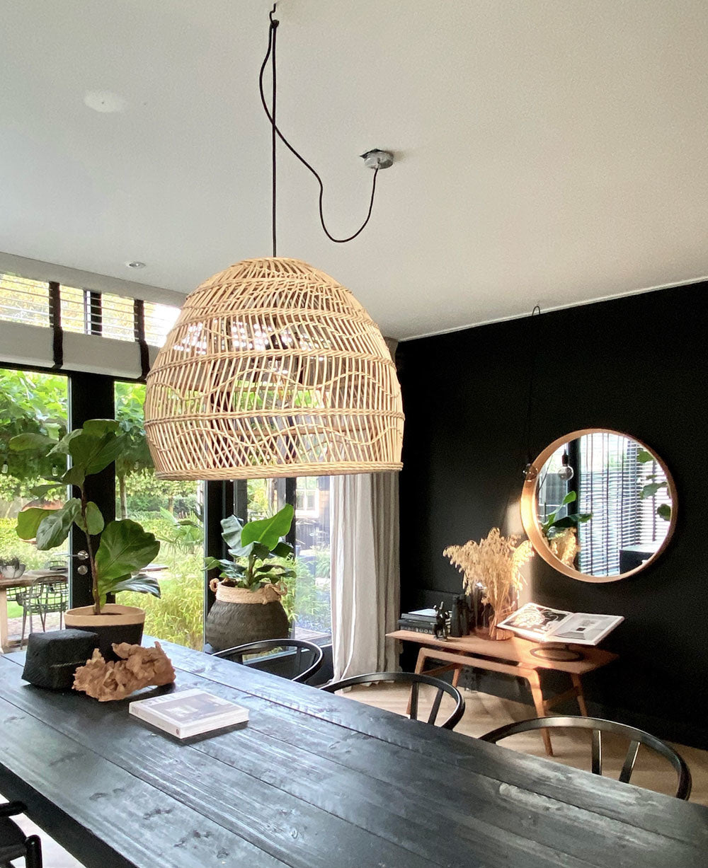 Rotan Hanglampen Naturel