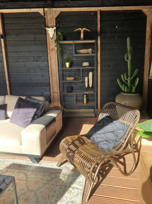 Rotan Loungestoel Tim - Antiek