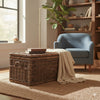 Rotan Mand Quinten - Bruin - Met Deksel