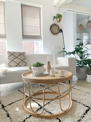 Ronde Rotan Bijzettafels