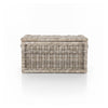 Rotan Mand Quinten - Greywash - Met Deksel