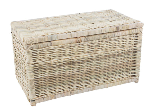 Rotan Opbergmand Max - Naturel - Met Deksel