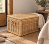 Rotan Mand Quinten - Naturel - Met Deksel